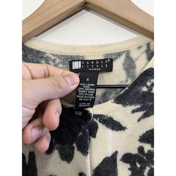 Cottage Romantic Quiet Luxury Floral Cardigan 0X Office Indie Preppy Y2K 90s - Picture 6 of 13